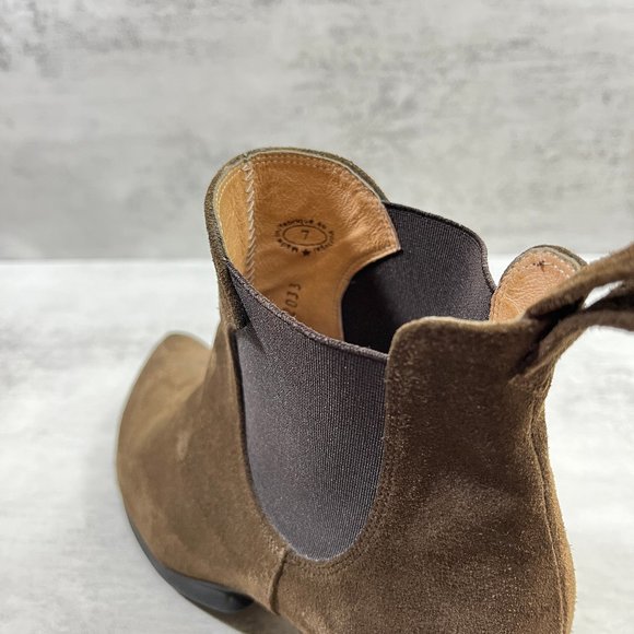 John Fluevog Wearever Thanks Dalu Suede Leather Chelsea Boots - Women's Size 7 - - Picture 9 of 9